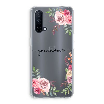 Rozen: OnePlus Nord CE 5G Transparant Hoesje