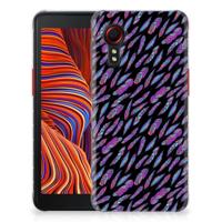 Samsung Galaxy Xcover 5 | TPU bumper | Feathers Color