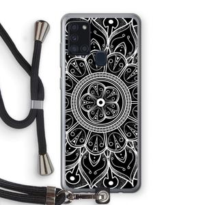 Roses Are Red: Samsung Galaxy A21s Transparant Hoesje met koord