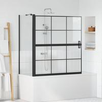 Bad Douche Scherm Zwart en transparant 116 x 67 x 129.5 cm Bad Douche Scherm Zwart en transparant 116 x 67 x 129.5 cm