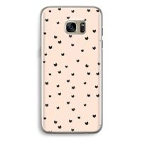 Kleine kattenkopjes: Samsung Galaxy S7 Edge Transparant Hoesje