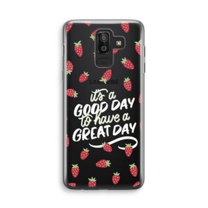 Don't forget to have a great day: Samsung Galaxy J8 (2018) Transparant Hoesje
