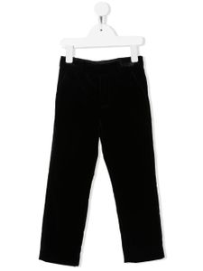 Bonpoint pantalon en velours à coupe droite - Noir