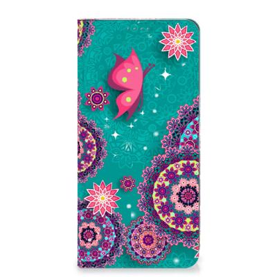 Google Pixel 8 Pro | Bookcase | Cirkels en Vlinders Google Pixel 8 Pro | Bookcase | Cirkels en Vlinders