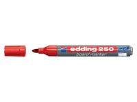 Viltstift edding 250 whiteboard rond rood 1.5-3mm - thumbnail
