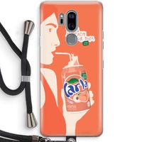 Peach please!: LG G7 Thinq Transparant Hoesje met koord
