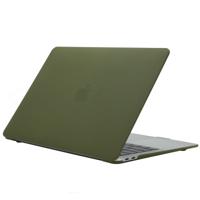 Crème stijl laptop plastic beschermende case voor MacBook Pro 13 3 inch (2019) (groen)