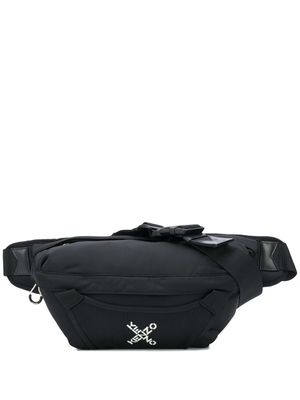 Kenzo sac banane à logo imprimé - Noir