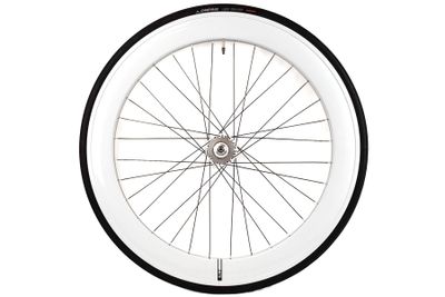 Santafixie 60mm Achterwiel + Binnenband + Band - Wit Santafixie 60mm Achterwiel + Binnenband + Band - Wit