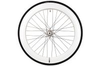 Santafixie 60mm Achterwiel + Binnenband + Band - Wit Santafixie 60mm Achterwiel + Binnenband + Band - Wit