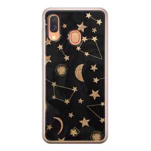 Samsung Galaxy A40 siliconen hoesje - Counting the stars
