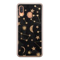 Samsung Galaxy A40 siliconen hoesje - Counting the stars