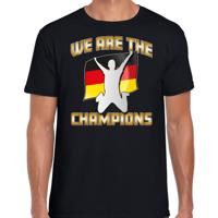 Verkleed T-shirt voor heren - Duitsland - zwart - voetbal supporter - themafeest
