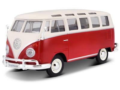 VW T1 Samba Van 1:24 - Vintage Volkswagen Modelauto