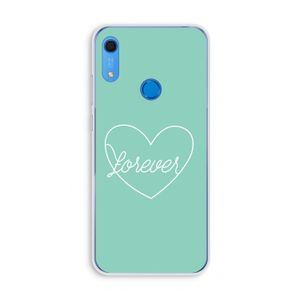 Forever heart pastel: Huawei Y6s Transparant Hoesje