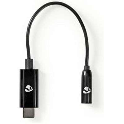 USB-C Adapter | USB-C Male - 3,5 mm Female | 0,15 m | Zwart