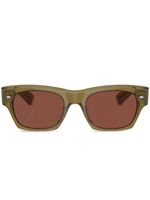 Oliver Peoples lunettes de soleil Kasdan à monture rectangulaire - Vert - thumbnail