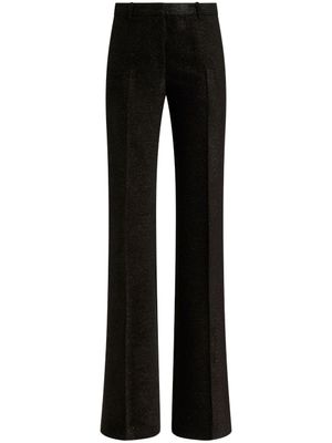 ETRO pantalon de tailleur à paillettes - Noir
