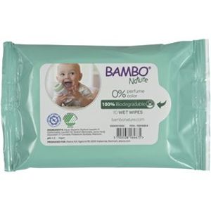 Bambo Nature Plasticvrije Billendoekjes Proefpakje 10 Stuks