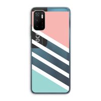 Strepen pastel: Xiaomi Poco M3 Pro 5G Transparant Hoesje