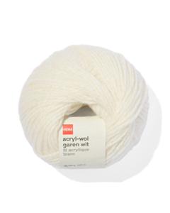 HEMA Acryl-wol Garen Wit 100gram 165meter