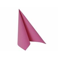 Conpax Luxe servetten - Fuchsia roze - 20x stuks - 33 x 33 cm - 3 laags papier - Tafel dekken
