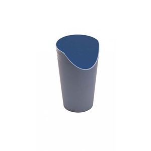 Beker met neusuitsparing - blauw