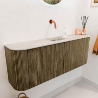 Toiletmeubel Mondiaz Joya Dlux | 113.2 cm | Meubelkleur Dusk | Faye wastafel Nata Wasbak Midden | Zonder kraangat(en) Toiletmeubel Mondiaz Joya Dlux | 113.2 cm | Meubelkleur Dusk | Faye wastafel Nata Wasbak Midden | Zonder kraangat(en)