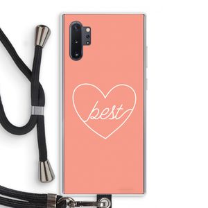 Best heart: Samsung Galaxy Note 10 Plus Transparant Hoesje met koord