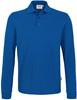 Hakro 815 Long-sleeved polo shirt MIKRALINAR® - Royal Blue - 4XL