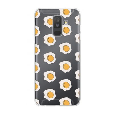 Bacon to my eggs #1: Samsung Galaxy A6 Plus (2018) Transparant Hoesje