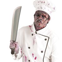 Horror slagersmes/kapmes Halloween verkleed accessoire 53 cm - thumbnail