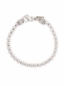 Emanuele Bicocchi bracelet orné de perles - Argent