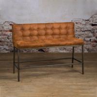 Tower Living Barbank 'Vasco' 110cm, kleur Cognac (zithoogte 67cm)