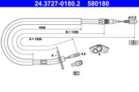 ATE Handremkabel 24.3727-0180.2 - thumbnail