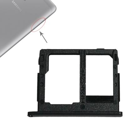 SIM-kaarthouder + Micro SD Card lade voor Galaxy Tab een 8.0 / T380 / T385 (zwart)