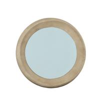 Noam Natuurlijke Mango Houten Ronde Spiegel S