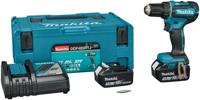Makita ddf485rtj 18v boor- en schroefmachine brushless 5,0 ah accu (2 st), snellader, mbox