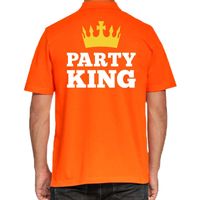 Koningsdag polo t-shirt oranje Party King voor heren 2XL  -