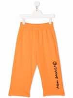 MM6 Maison Margiela Kids pantalon de jogging ample à logo - Orange - thumbnail