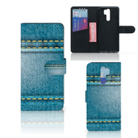 Xiaomi Redmi 9 Wallet Case met Pasjes Jeans - thumbnail