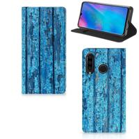 Huawei P30 Lite New Edition Book | Wallet Case | Wood Blue