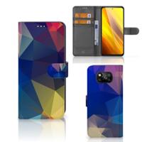 Xiaomi Poco X3 | Poco X3 Pro | Book Case | Polygon Dark