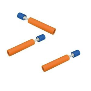 3x Speelgoed waterpistool van foam 33 cm