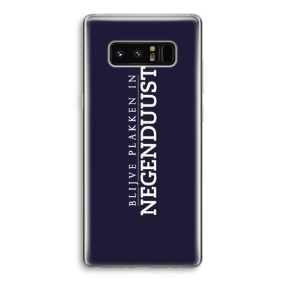 Blijve plakken in Negenduust: Samsung Galaxy Note 8 Transparant Hoesje