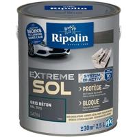 RIPOLIN Vloerverf voor Binnen & Buiten - Betongrijs Ral 7015 Satijn, 2.5L