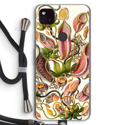 Haeckel Nepenthaceae: Pixel 4a 5G Transparant Hoesje met koord