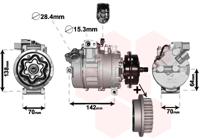 Van Wezel Airco compressor 5800K987 - thumbnail