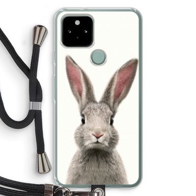Daisy: Pixel 5 Transparant Hoesje met koord