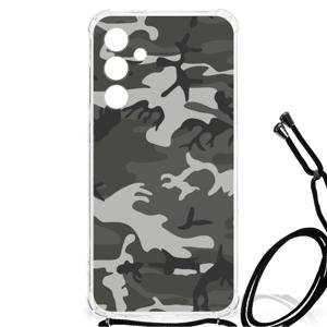 Samsung Galaxy A55 Doorzichtige Silicone Hoesje Army Light